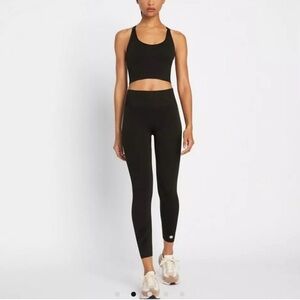 Tory Burch TORY SPORT 7/8 Seamless Leggings- BLACK / MEDIUM